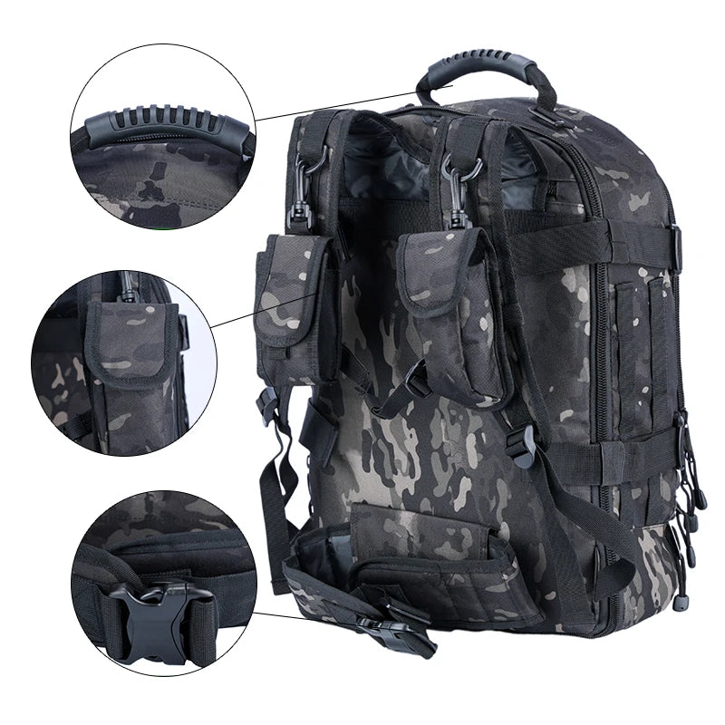 Tactical Backpack Military Army Daypack Assault Pack for Men Molle Backpacks Bug Out Bag 3 Day Pack for Hiking Camping Travel