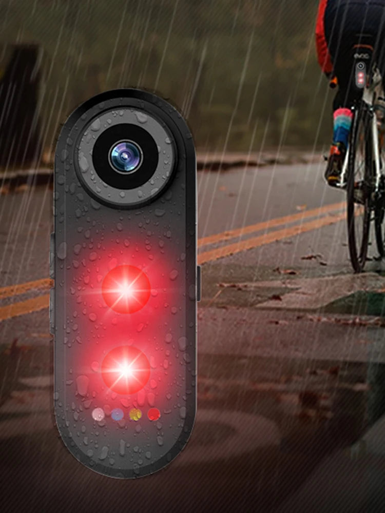 APWIKOGER Bike Camera With Tail Light 150 Degree Wide Angle