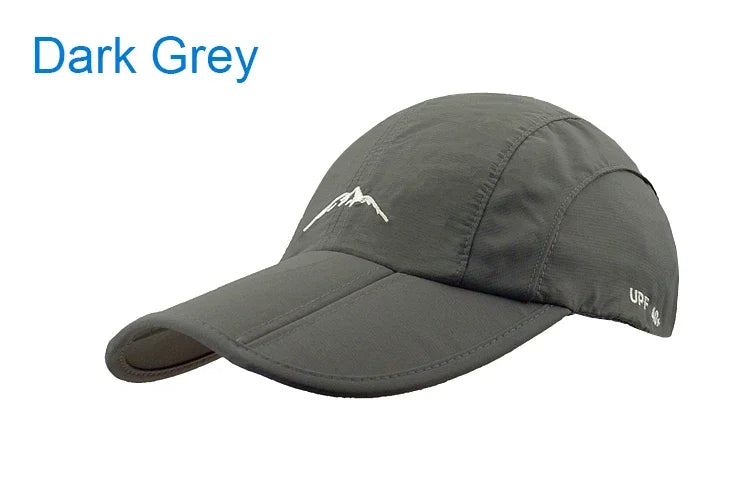 Unisex Quick Drying Outdoor Baseball Cap Foldable Waterproof Sun Protection