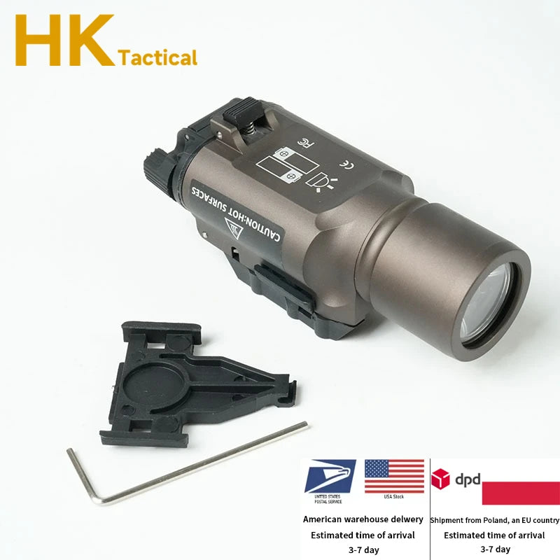 X300 Pistol Light For G17 Rail LED Tactical Flashlight