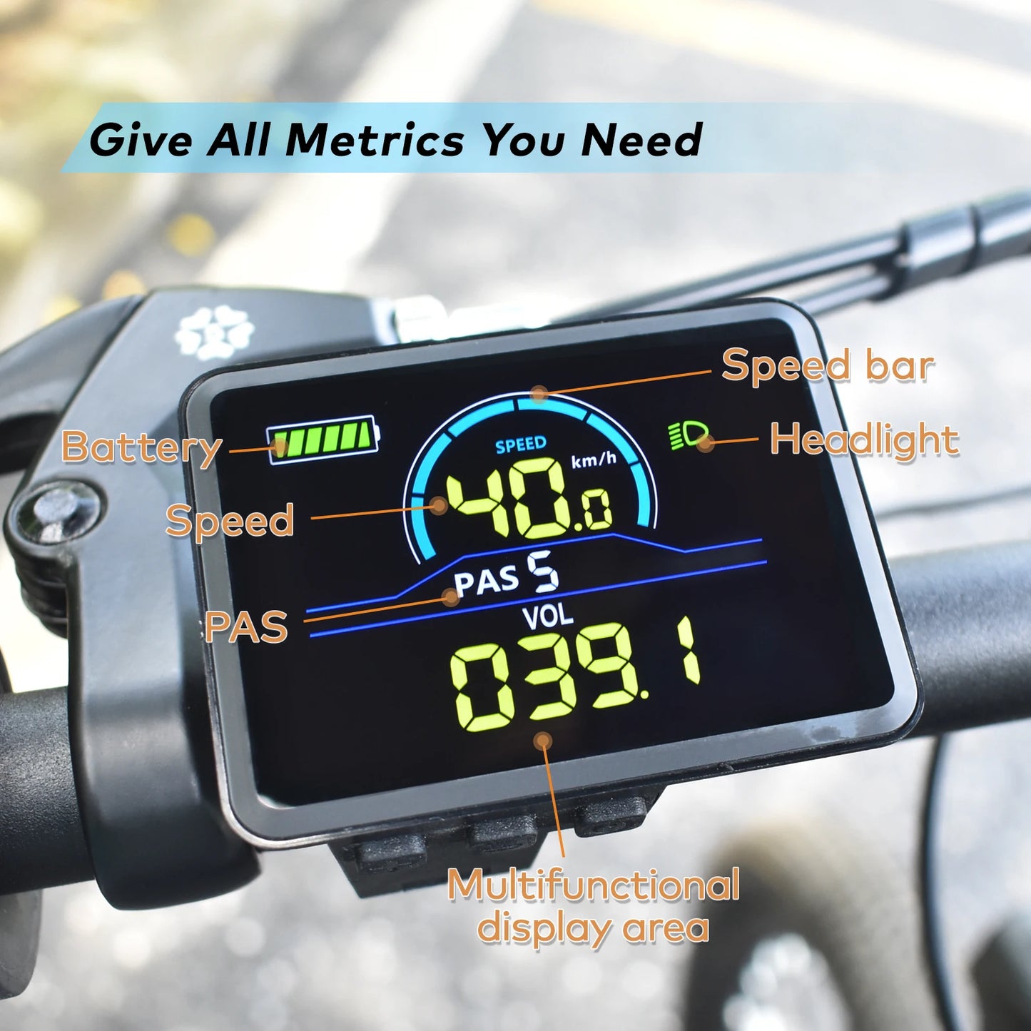 Haytrix Scooter Display for Electric Bike LCD Screen
