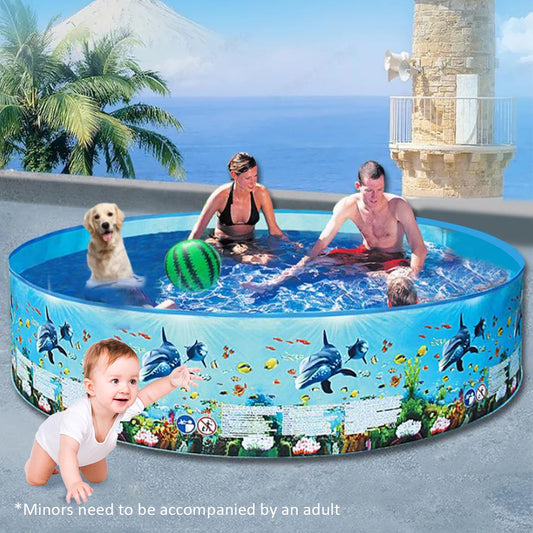 Foldable Swim Ball Pool Inflatable Family Spray Pool
