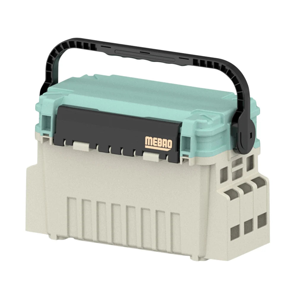 APWIKOGER Double Layer Fishing Rod Reel Box Large Capacity Case