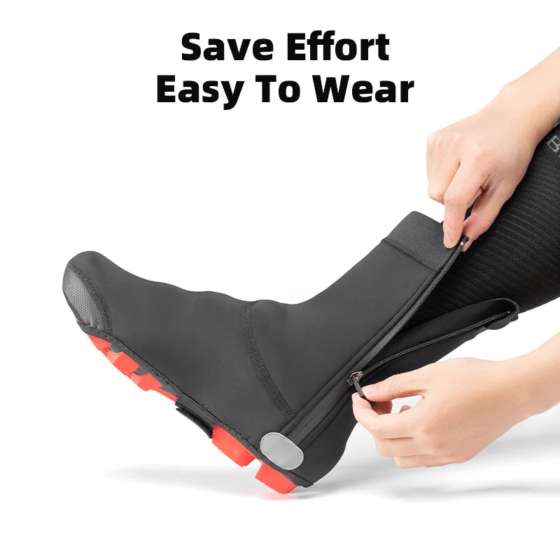ROCKBROS Cycling Shoes Cover Reflective Dustproof Waterproof Overshoes