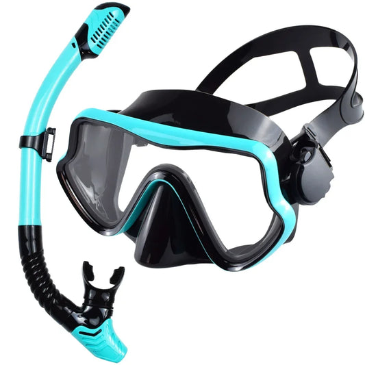 JoyMaySun Scuba Diving Mask Snorkel Set for Adults Panoramic Gear