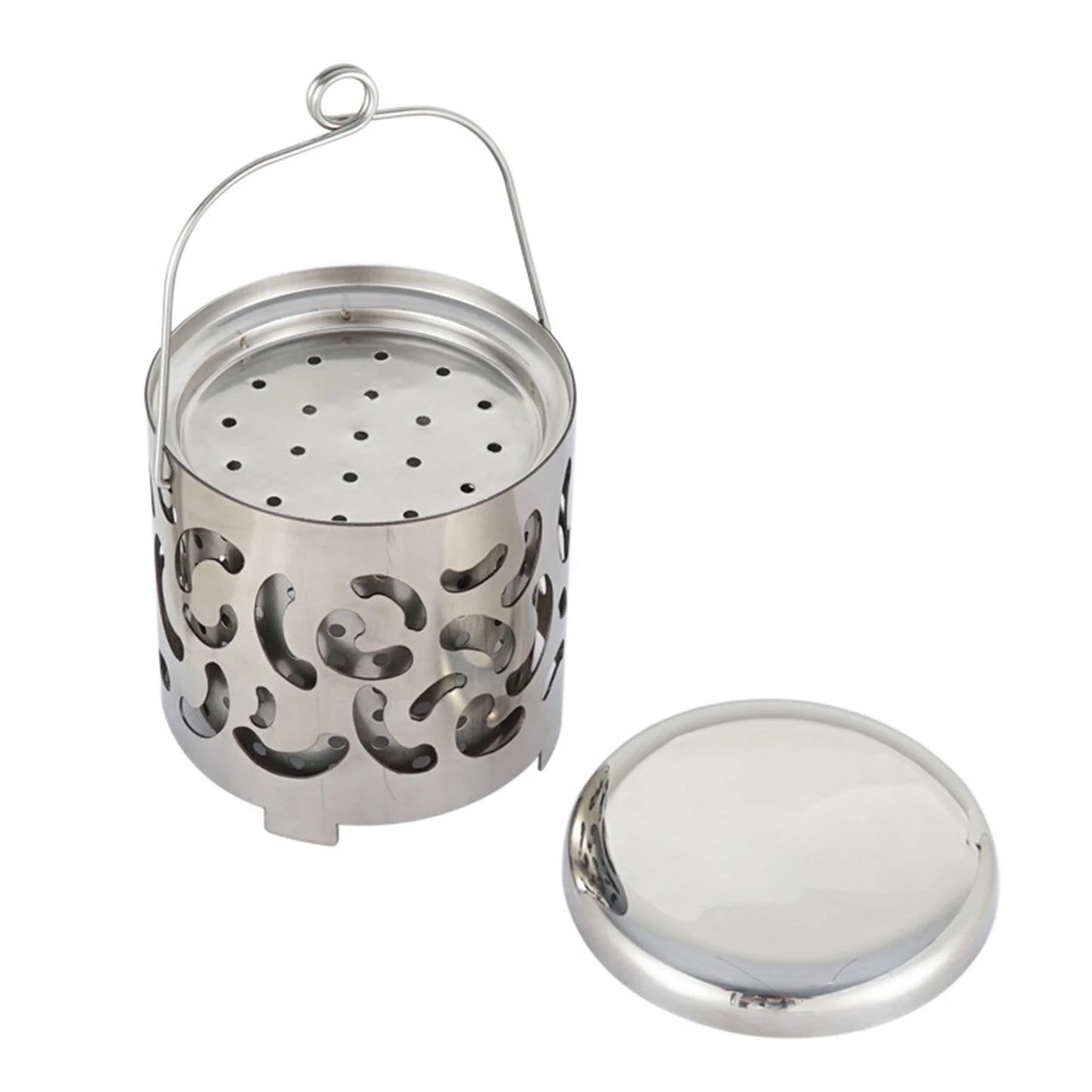 Camping Stainless Steel Tent Heater Portable Warming Stove Cover