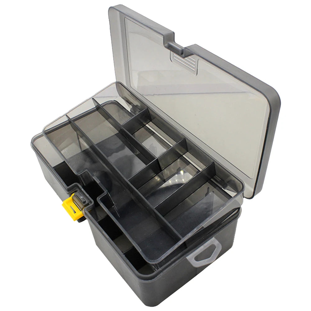 Portable Lure Tackle Box Removable Plastic Fishing Tackle Box Fake Bait Hook Fishings Gear Tool Storage Box For Fishing Bait
