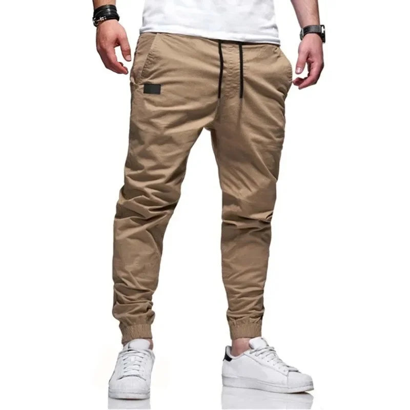 Men's Casual Cargo Jogger Pants Sweatpants With Multi Pockets