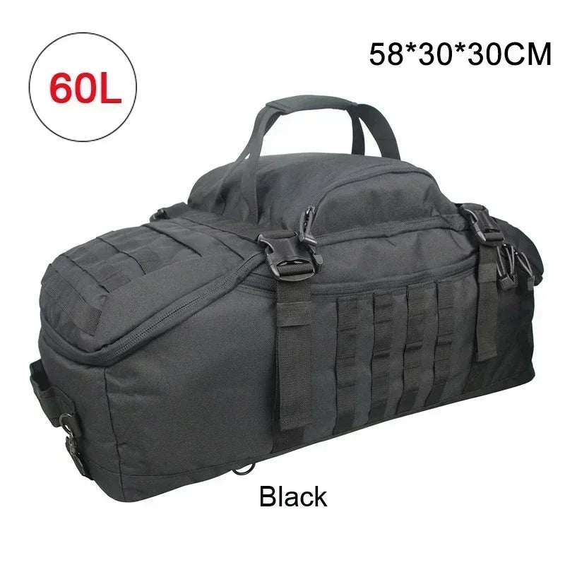 LQARMY Molle Tactical Duffle Bag For Camping And Hiking