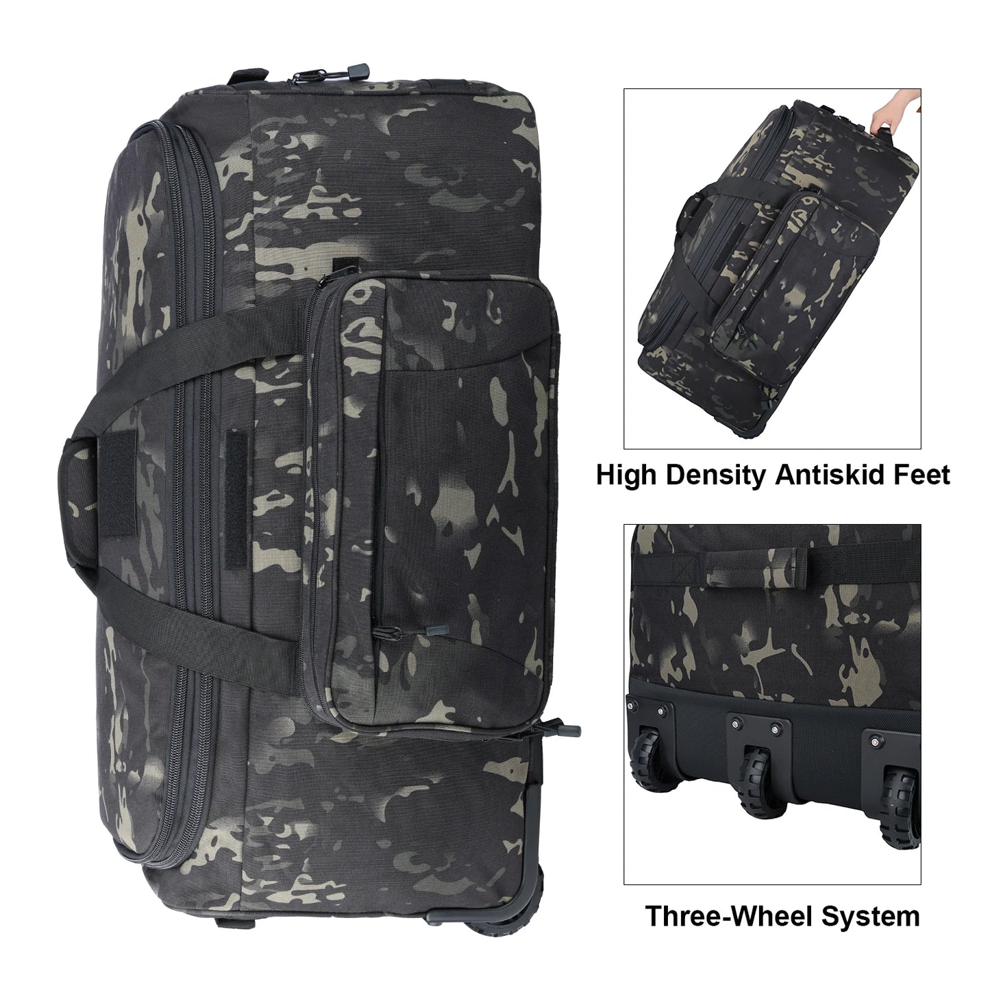 Fujian Military Camouflage Luggage Rolling Trolley Case