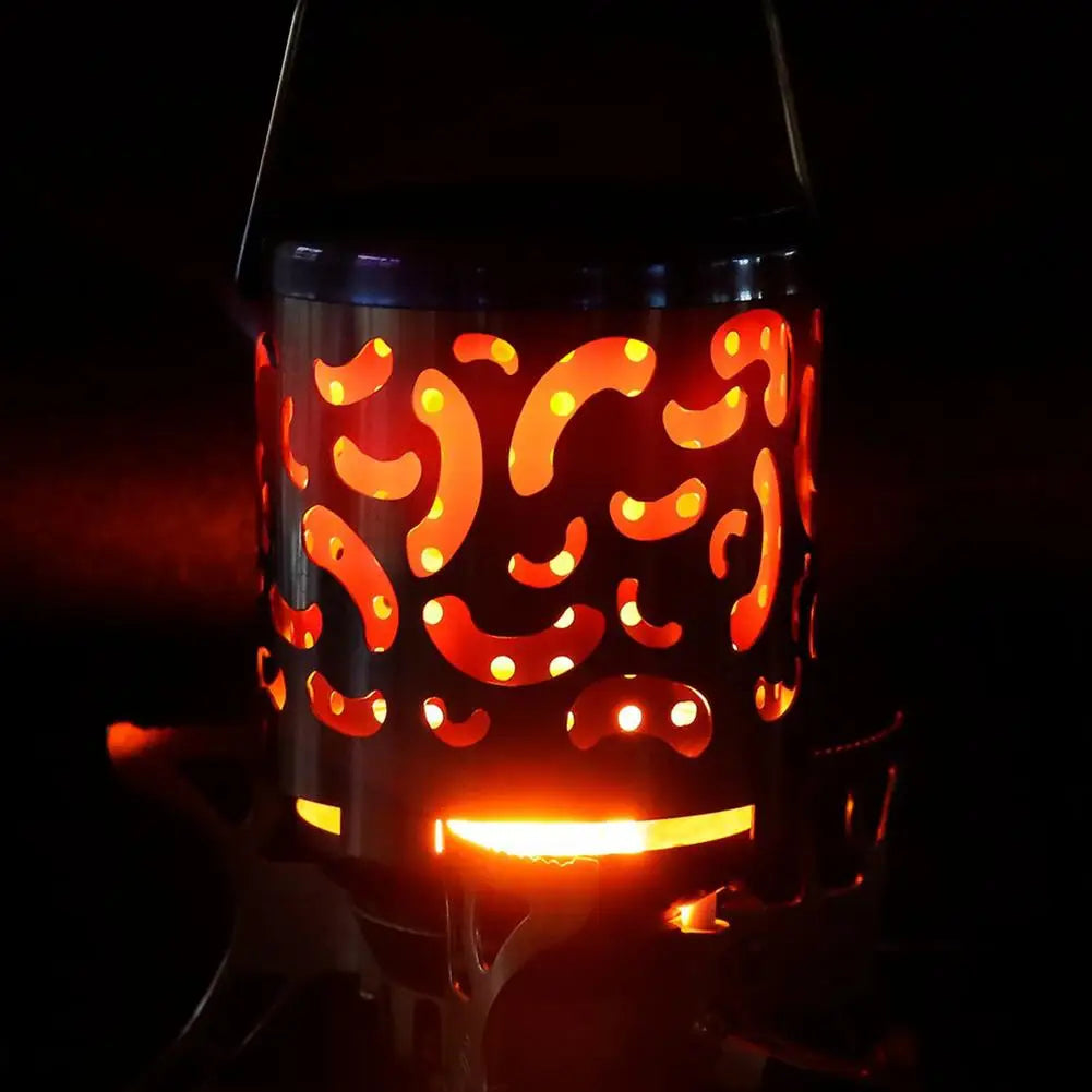 Camping Stainless Steel Tent Heater Portable Warming Stove Cover