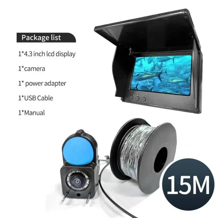 GUANMOU Portable Underwater Fishing Camera Infrared Night Vision Ice Fishing