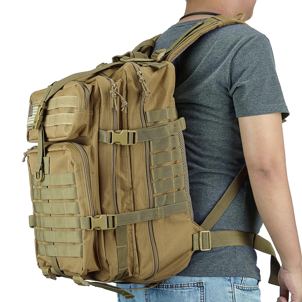 ReFire Gear Nylon Waterproof Tactical Backpack for Outdoor Adventures