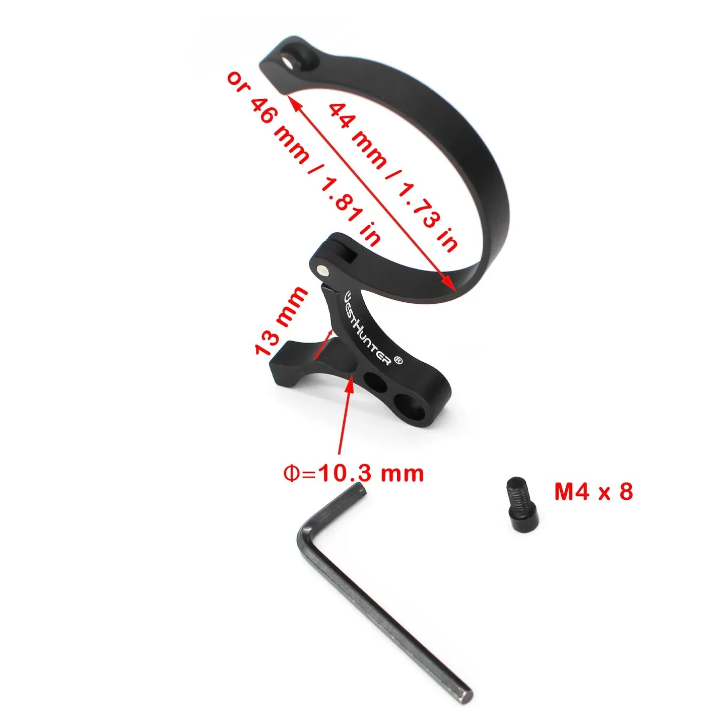 WestHunter Riflescope Switchview Throw Lever And Magnification Ring