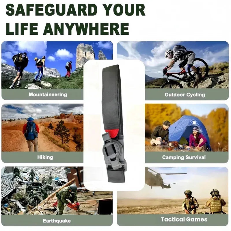 Emergency Survival Gear Tourniquet For Fast Bleed Stop Outdoor Prep