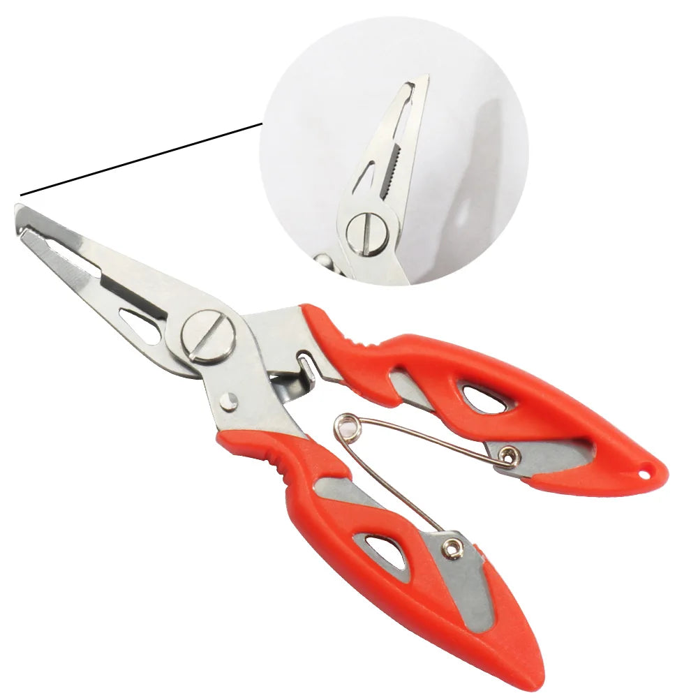 High-concerned Multifunction Fishing Pliers Split Ring Opener Hook Remover