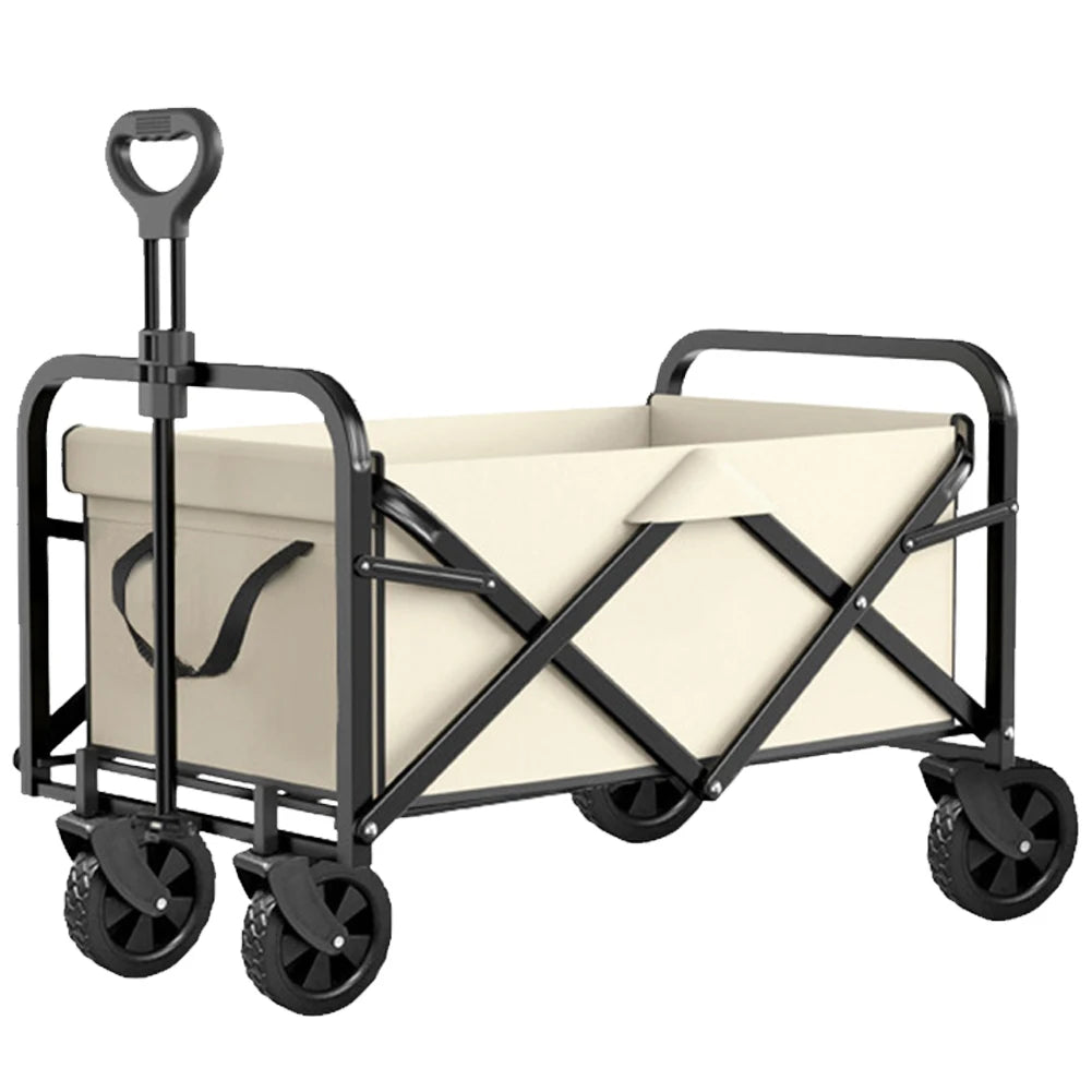 APWIKOGER Collapsible Wagon Cart Heavy Duty Foldable Utility Outdoor
