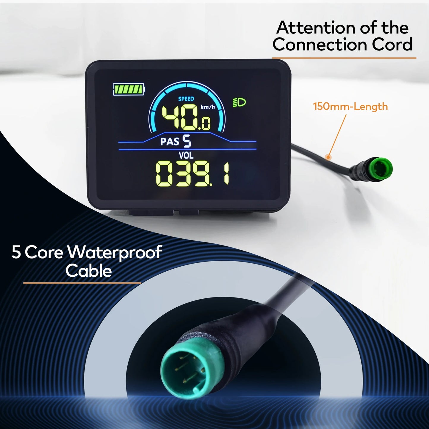 Haytrix Scooter Display for Electric Bike LCD Screen