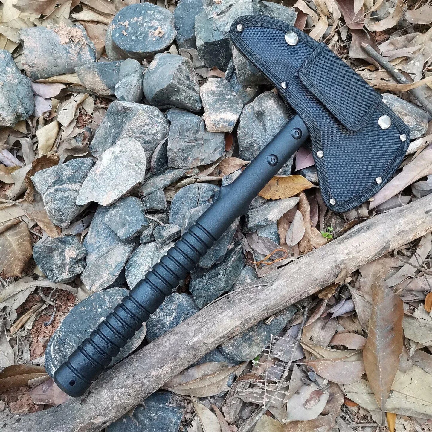 Outdoor Survival Camping Axe With Thick Nylon Cover For Self Defense