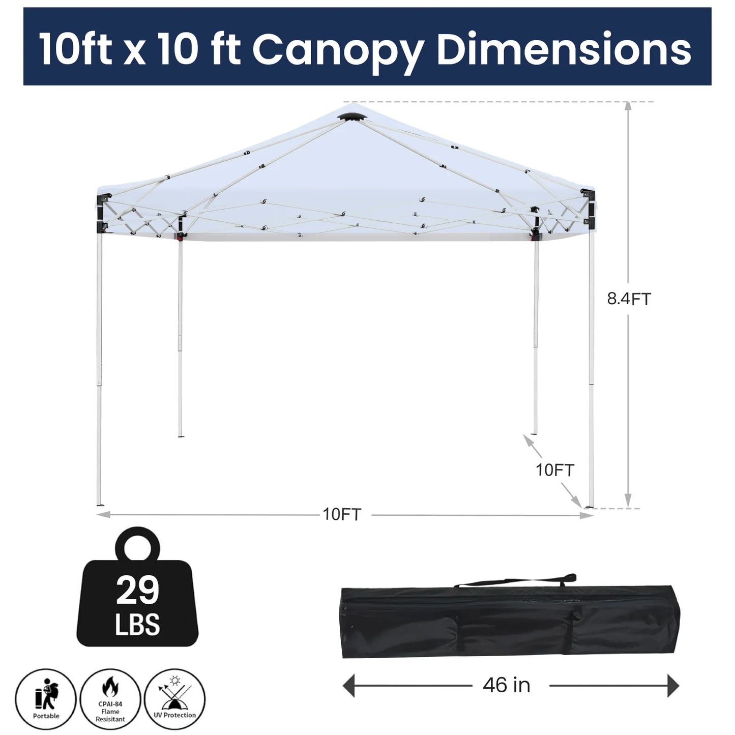 MORNGARDO Pop Up Canopy Tent Instant Shade Shelter