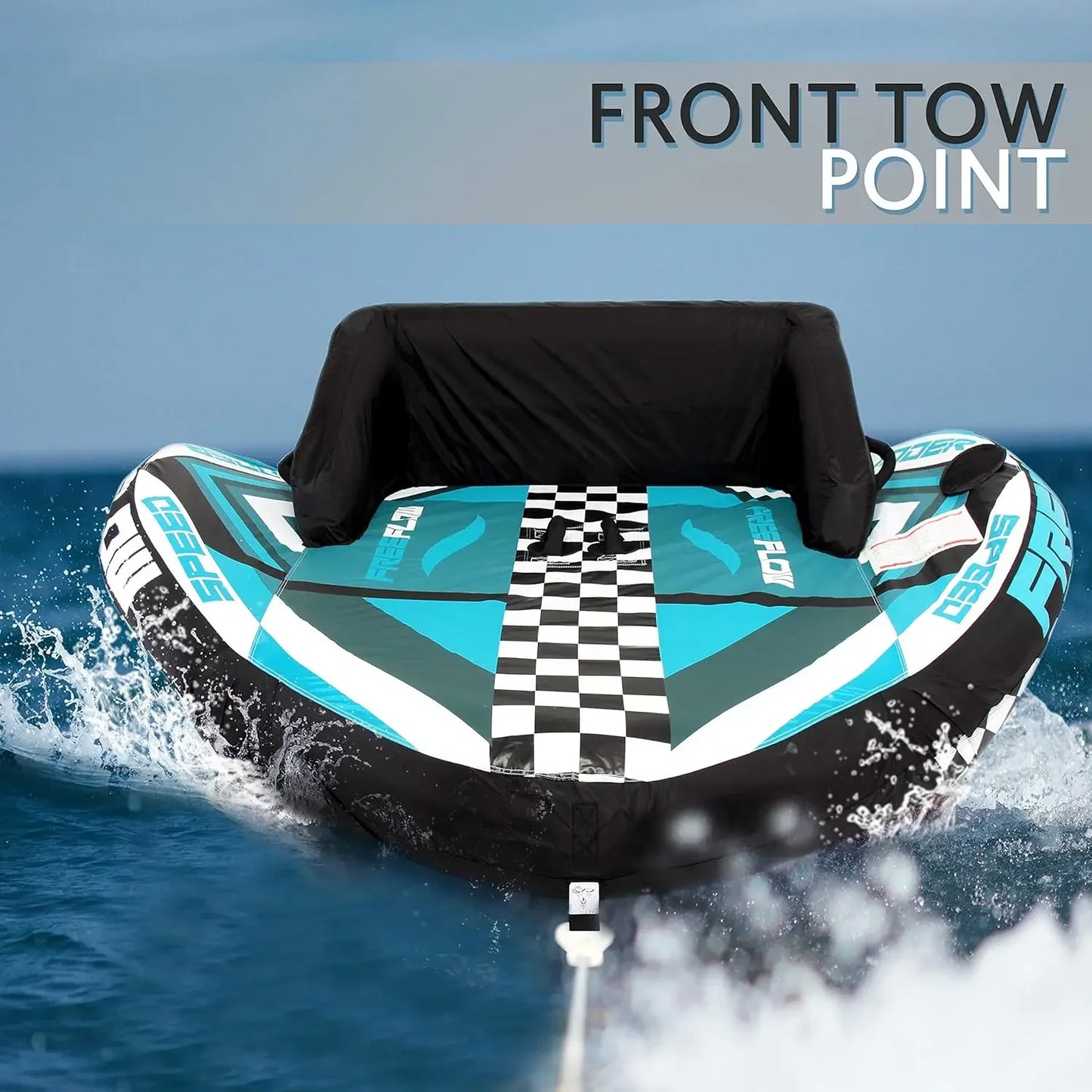 Heavy Duty Inflatable Towable Booster Tube For Boating And Rafting