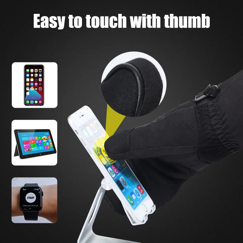 Savior Heat Heated Mittens Rechargeable Ski Gloves For Men Women