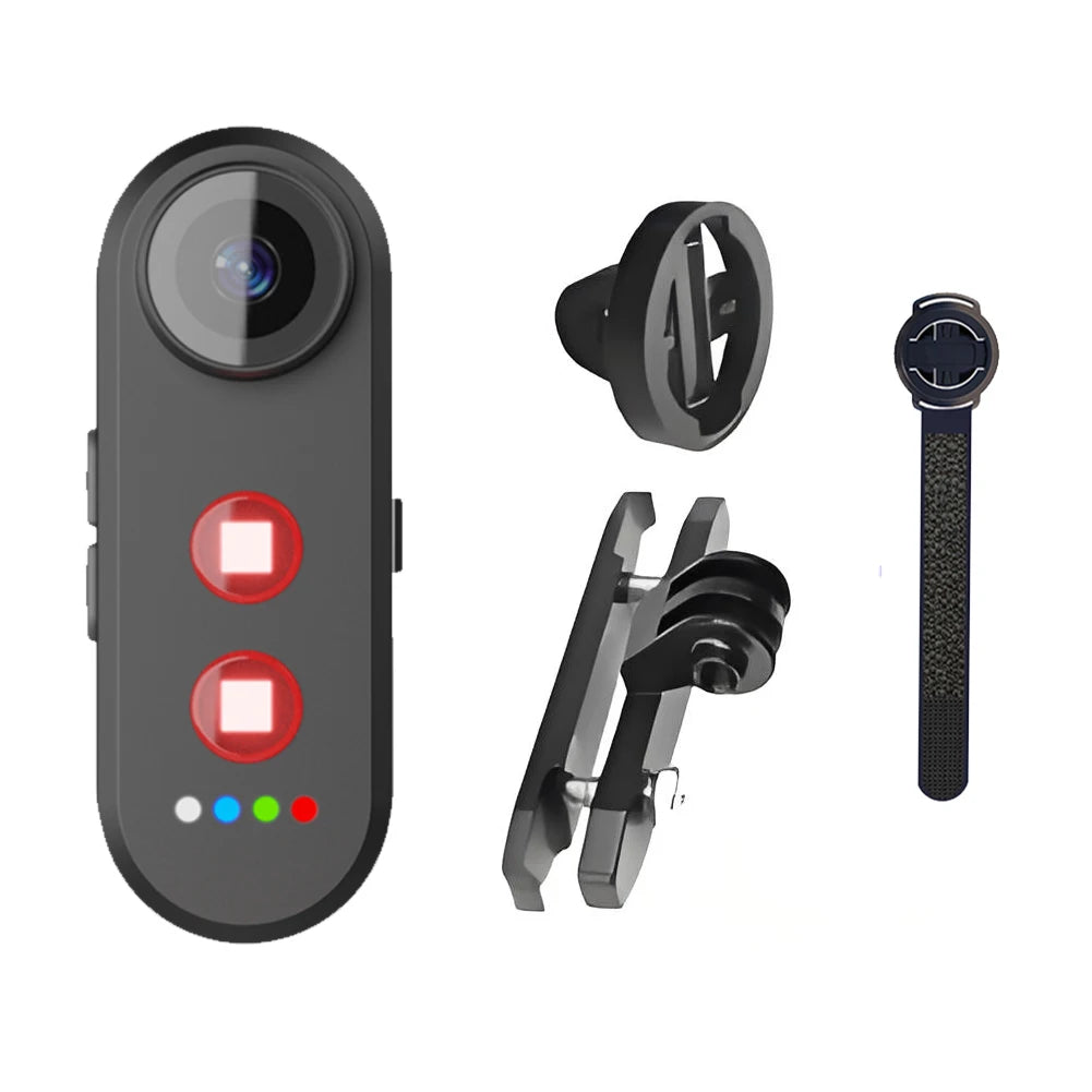 APWIKOGER Bike Camera With Tail Light 150 Degree Wide Angle