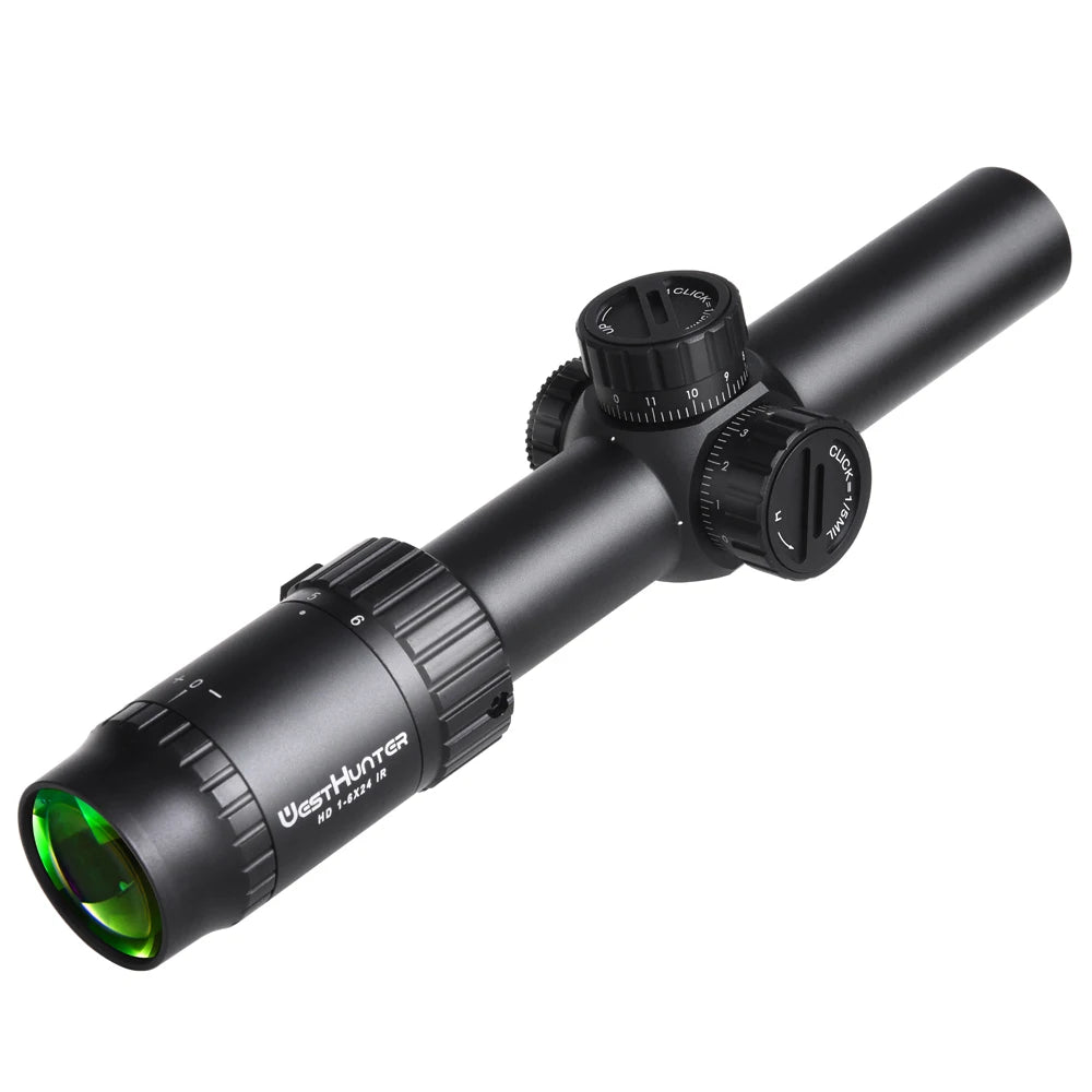 WestHunter HD 1 to 6x24 IR LPVO Riflescope Illumination