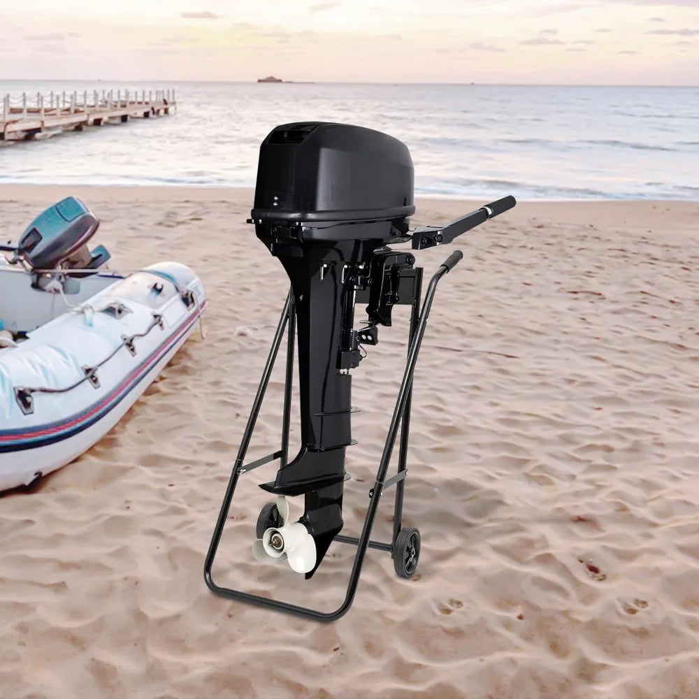 Outboard Motor Trolley Stand Foldable Engine Carrier