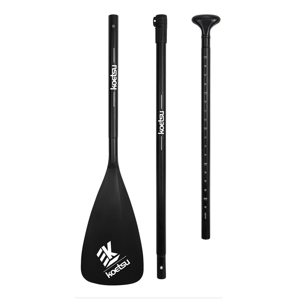 JOCESTYLE 3-Piece Adjustable Kayak Paddle Aluminum Alloy Detachable