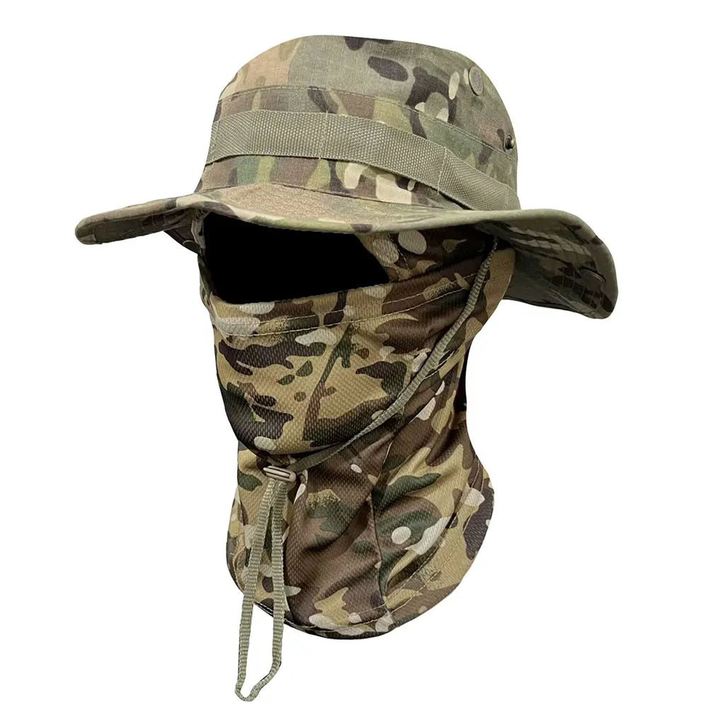Craft Of Weaving Boonie Hat Balaclava Set Outdoor Sun Protection