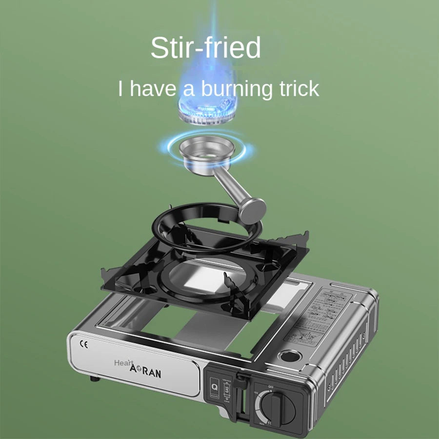 Portable Card Stove Camping Gas Stove 2900W High Power Outdoor