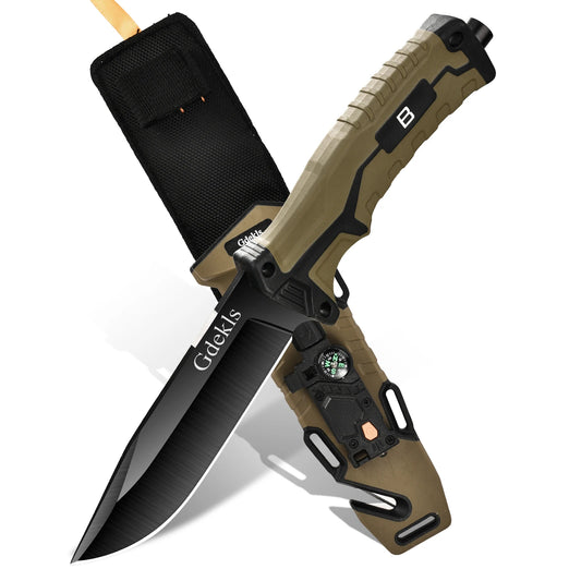 GdeklsDIY Extreme Pivot Point C Fixed Blade Knife For Outdoor