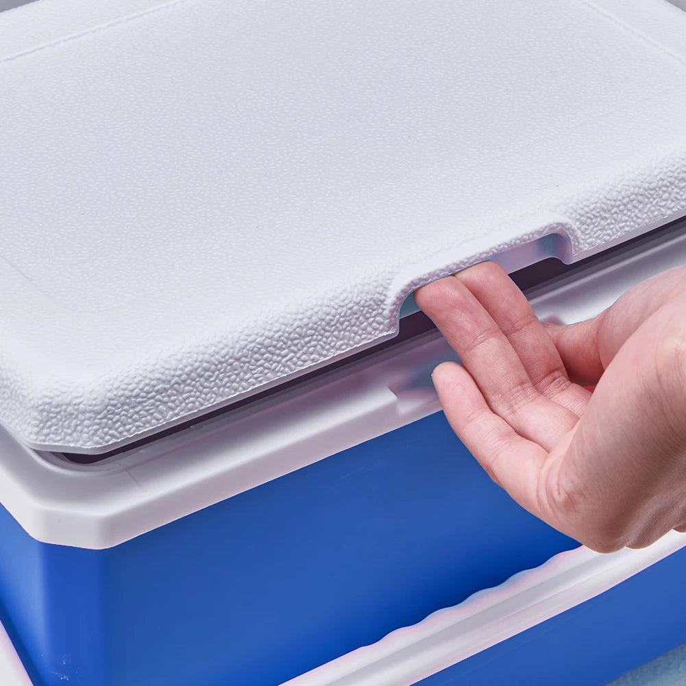 APWIKOGERH Camping Car Refrigerator With Handle Portable Mini Freezer