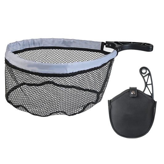 Shunmaii Fly Fishing Landing Net With Soft Rubber Mesh Foldable