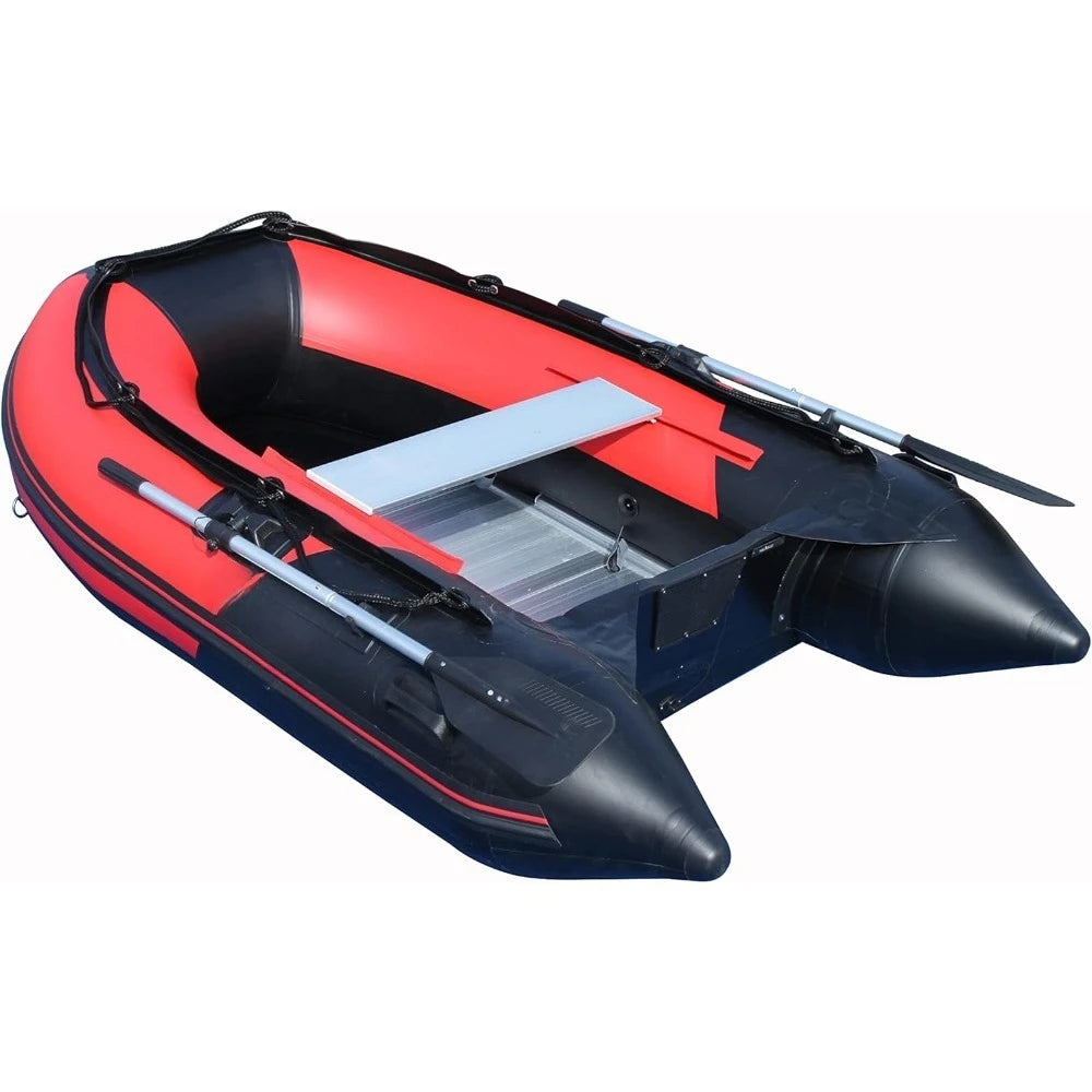 Inflatable Boat Raft For Fishing Dinghy Pontoon Kayak Aluminum Floor