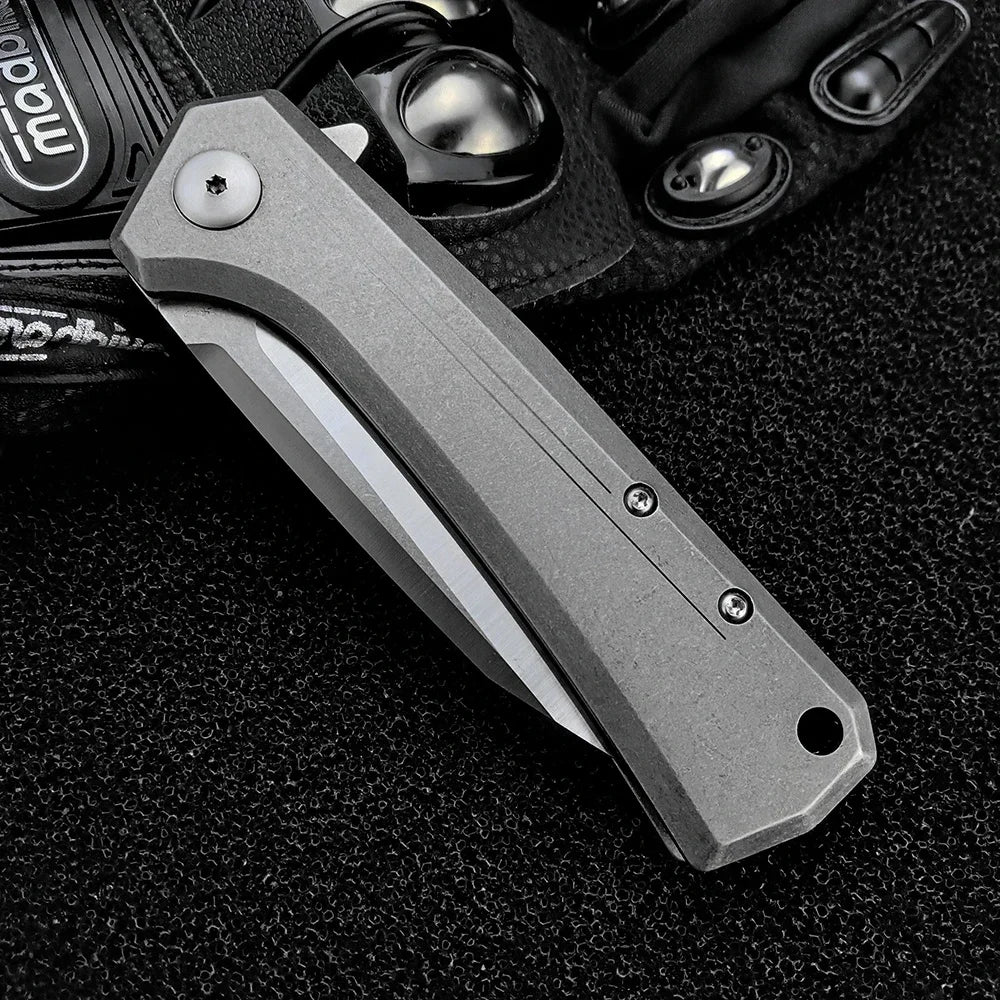 DIY Supplies Woodworking EDC Folding Tactical Knife Self Defense