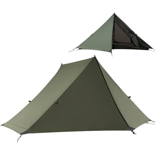 Ultralight Two Person Backpacking Tent Polyester Waterproof Four Season