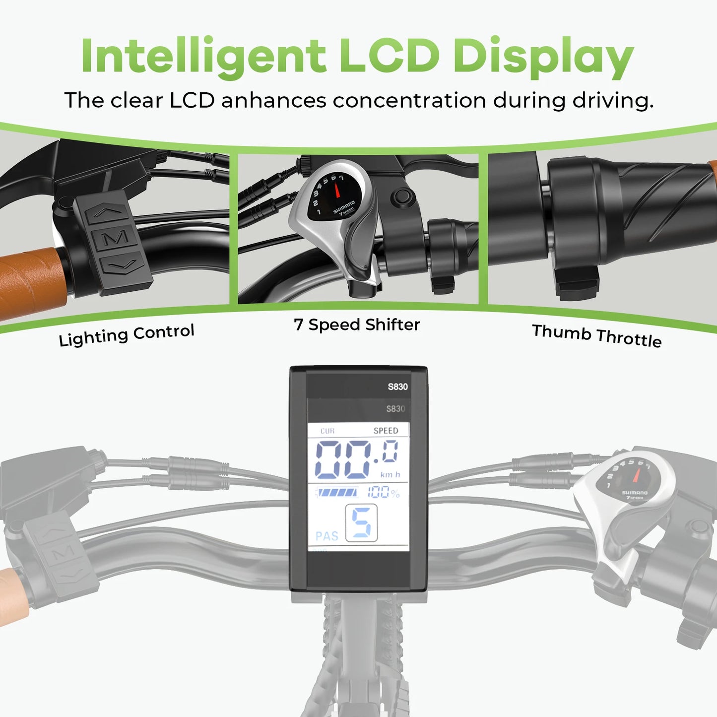 CYBERVELO EK2 Step-Thru Electric City Bike