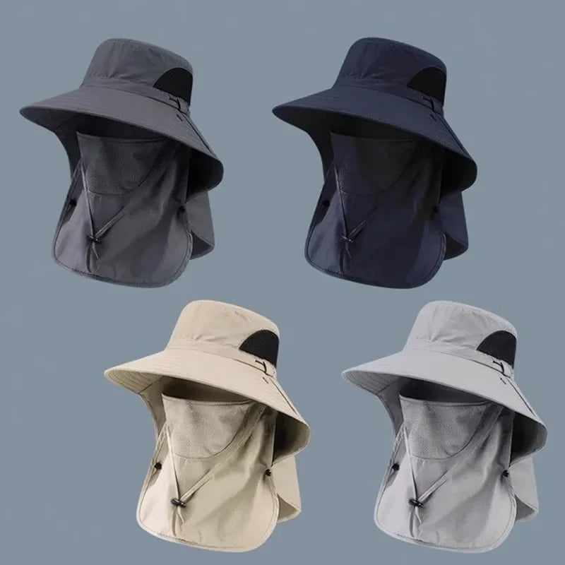 CN UV Protection Outdoor Sun Hat For Men Women Fisherman