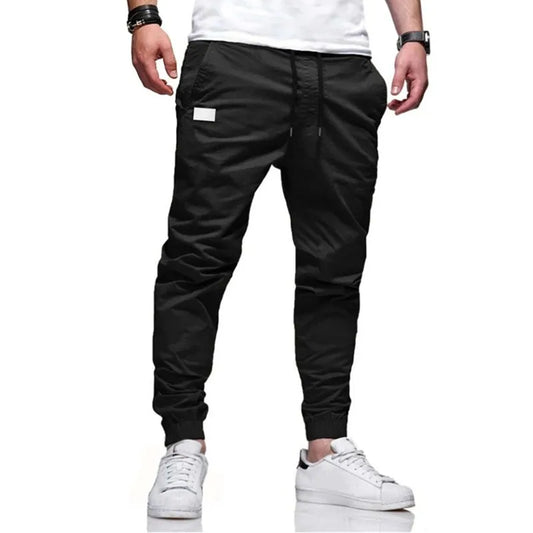 Men's Casual Cargo Jogger Pants Sweatpants With Multi Pockets