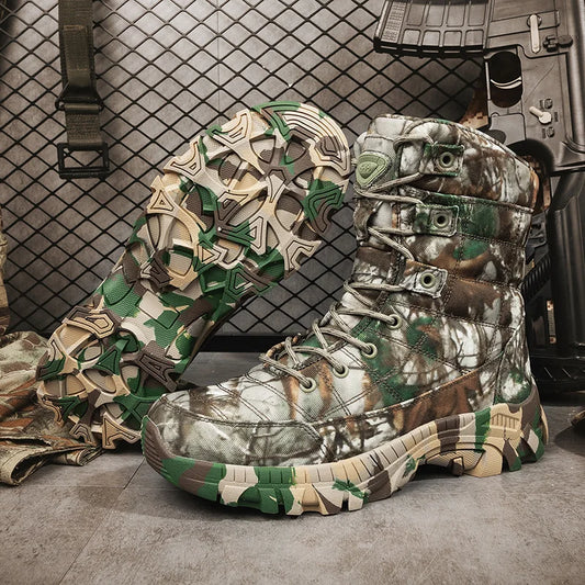 Louis Kadhrcn Mens Hiking Boots Lightweight Desert Tactical Outdoor Footwear