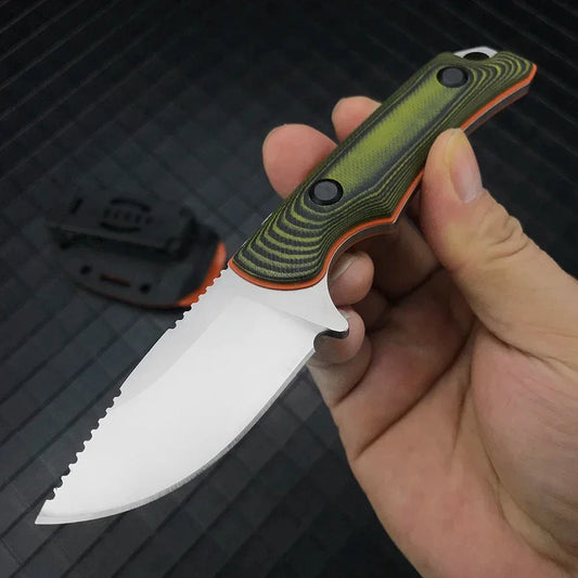 DIY Supplies Outdoor Fixed Blade Knife With Kydex Sheath G10