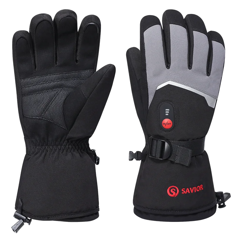 Savior Heat Heated Mittens Rechargeable Ski Gloves For Men Women