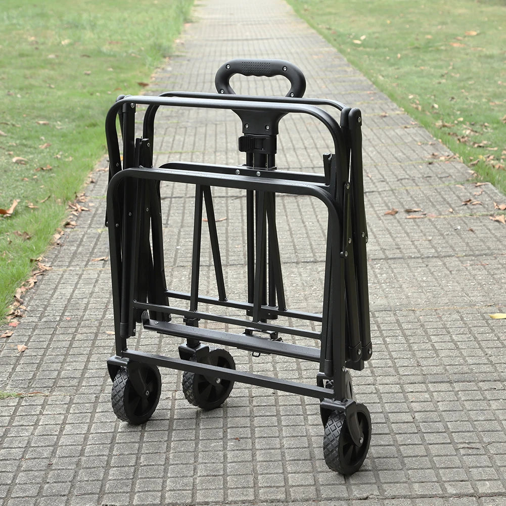 APWIKOGER Collapsible Wagon Cart Heavy Duty Foldable Utility Outdoor
