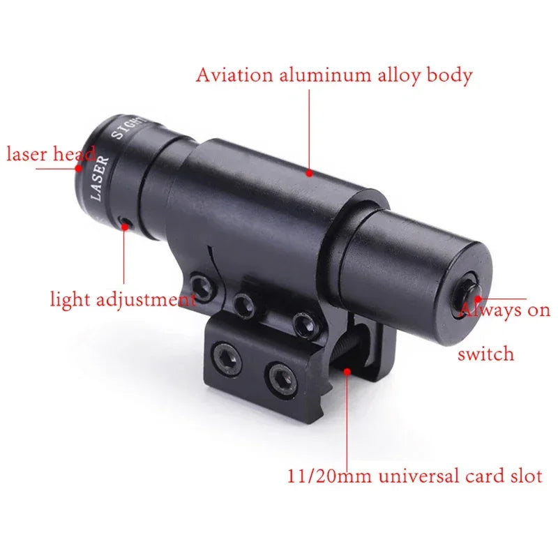 Charging Red Dot Laser Sight for AR15 Picatinny Rails