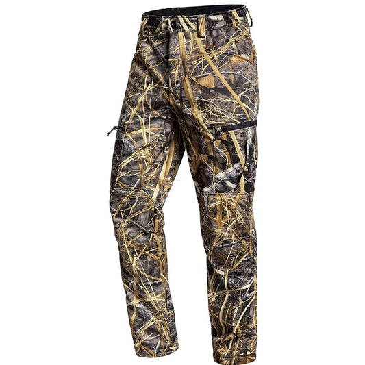 VOTAGOOCN Quiet Hunting Softshell Fleece Lined Pants