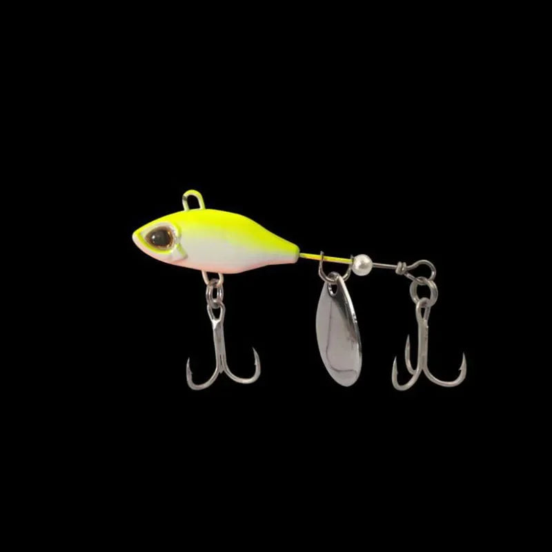 Long Shot Rotating Vibration Bait Spinner Tail Spoon Lure
