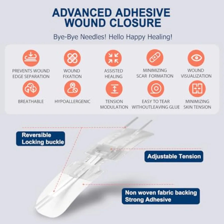 First Aid Kit 368 Pcs Waterproof Compact Portable Hard Case