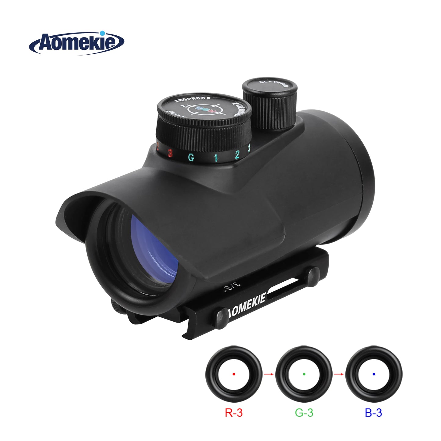 Function 5 MOA Dot Sight Reflex Rifle Scope 1X Optics